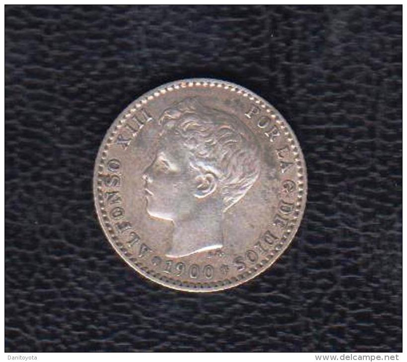 1900.- 50 CTS PLATA ALFONSO XIII - Münzen Der Provinzen