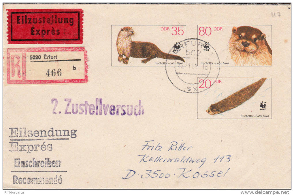 DDR - GSU - Briefomslagen - Gebruikt