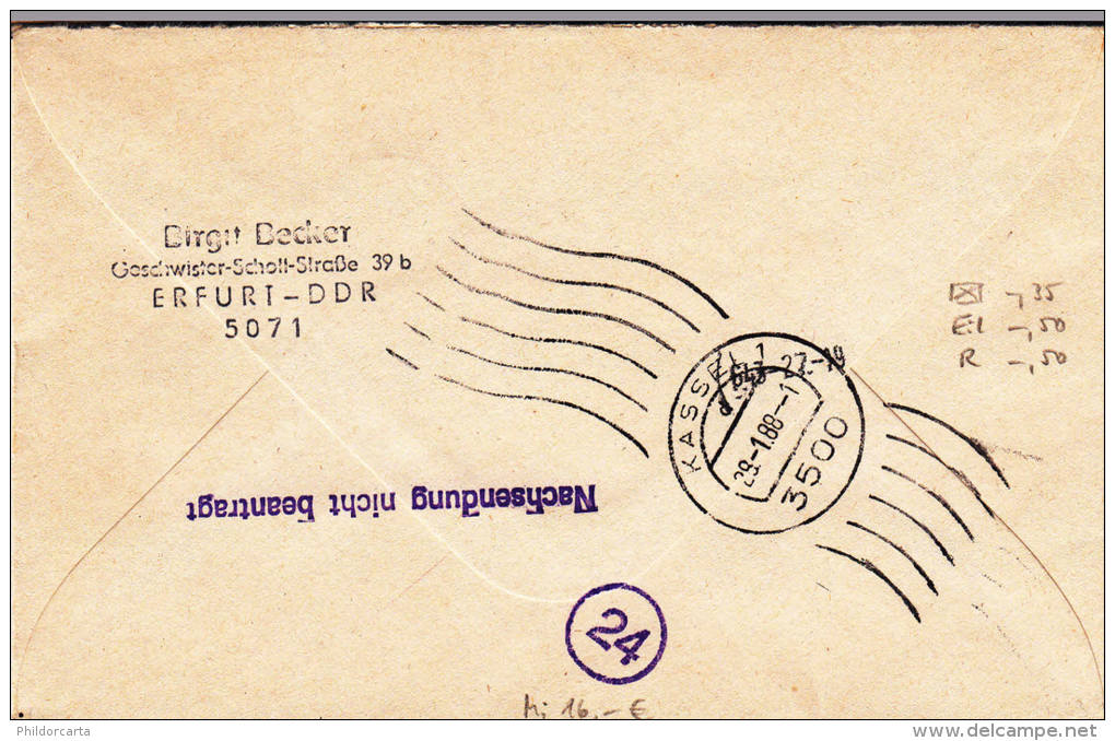 DDR - GSU - Enveloppes - Oblitérées