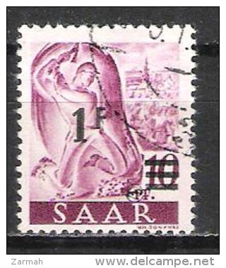 Sarre ( Saar ) Variété Du N° 218 Oblitéré Michel 228 II PF I - Oblitérés