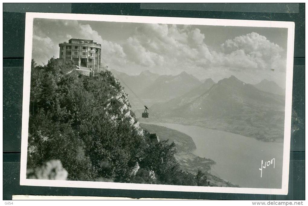 N°1536 - Veyrier Du Lac ( Haute Savoie ) Le Téléférique - Gare Station Supérieure   Faz116 - Veyrier