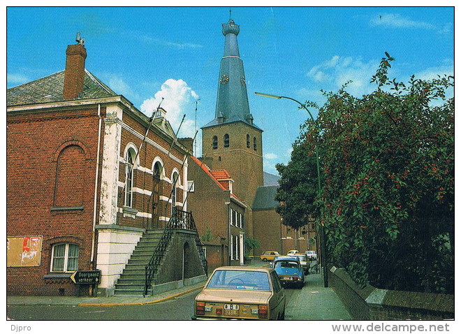 Baarle Nassau Hertog  Belg Gemeentehuis   Oldtimer  /car - Baarle-Hertog