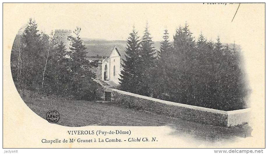 VIVEROLS  Cpa(63) Chapelle De Mr Granet à La Combe    Carte Précurseur 1903 - Autres & Non Classés