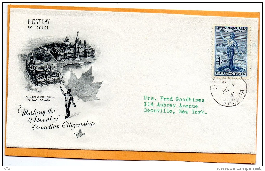 Canada 1947 FDC - ....-1951