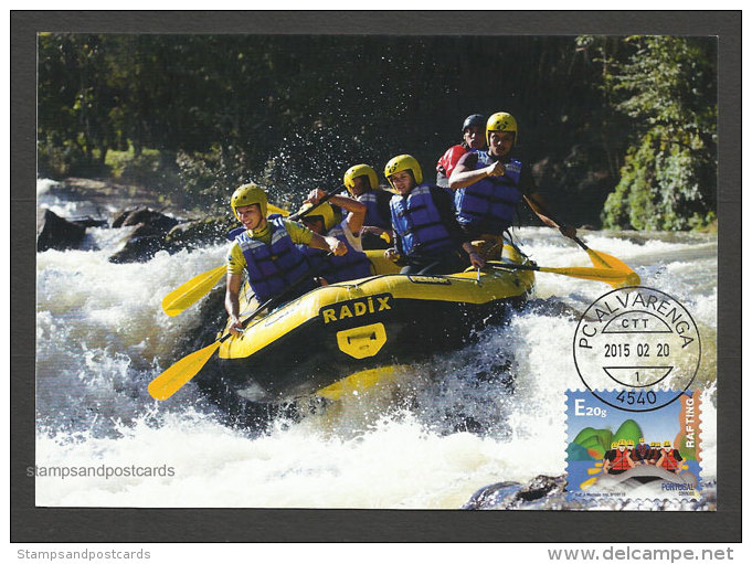 Portugal Sports Extrêmes Rafting Carte Maximum 2015 Rafting Extreme Sports Maxicard 2015 - Rafting