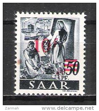 Sarre ( Saar ) Variété Du N° 225 Neuf ** Michel 235 II PF I - Unused Stamps