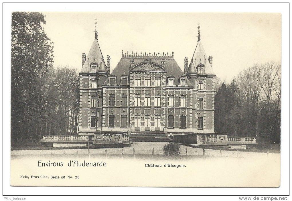 CPA - Environs D'Audenarde - Château D' ELSEGEM - Kasteel  // - Wortegem-Petegem