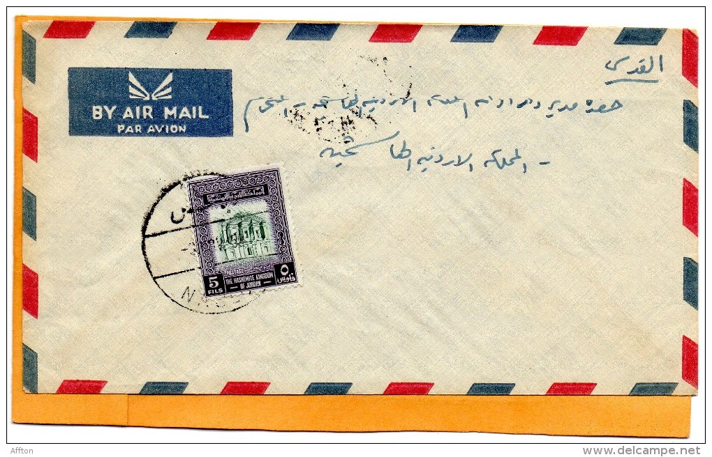 Palestine Jordan Old Cover Mailed - Palästina