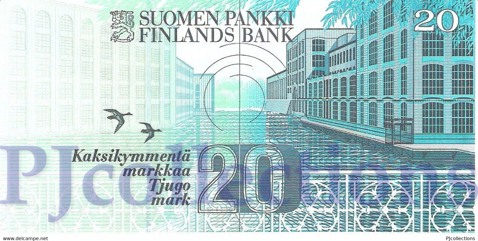 FINLAND 20 MARKKAA 1993 PICK 123 UNC - Finland