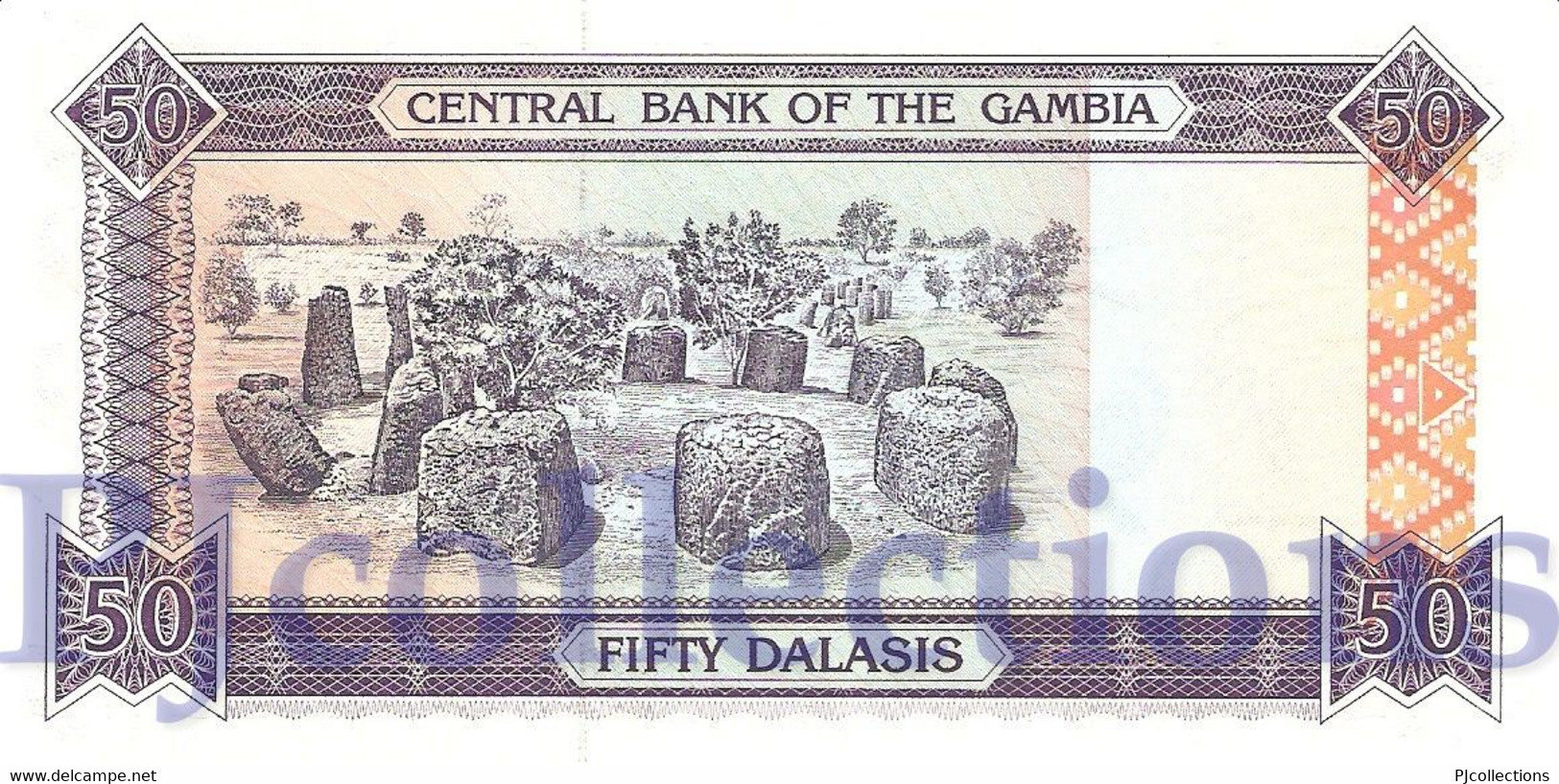 GAMBIA 50 DALASIS 1989 PICK 15a UNC - Gambia