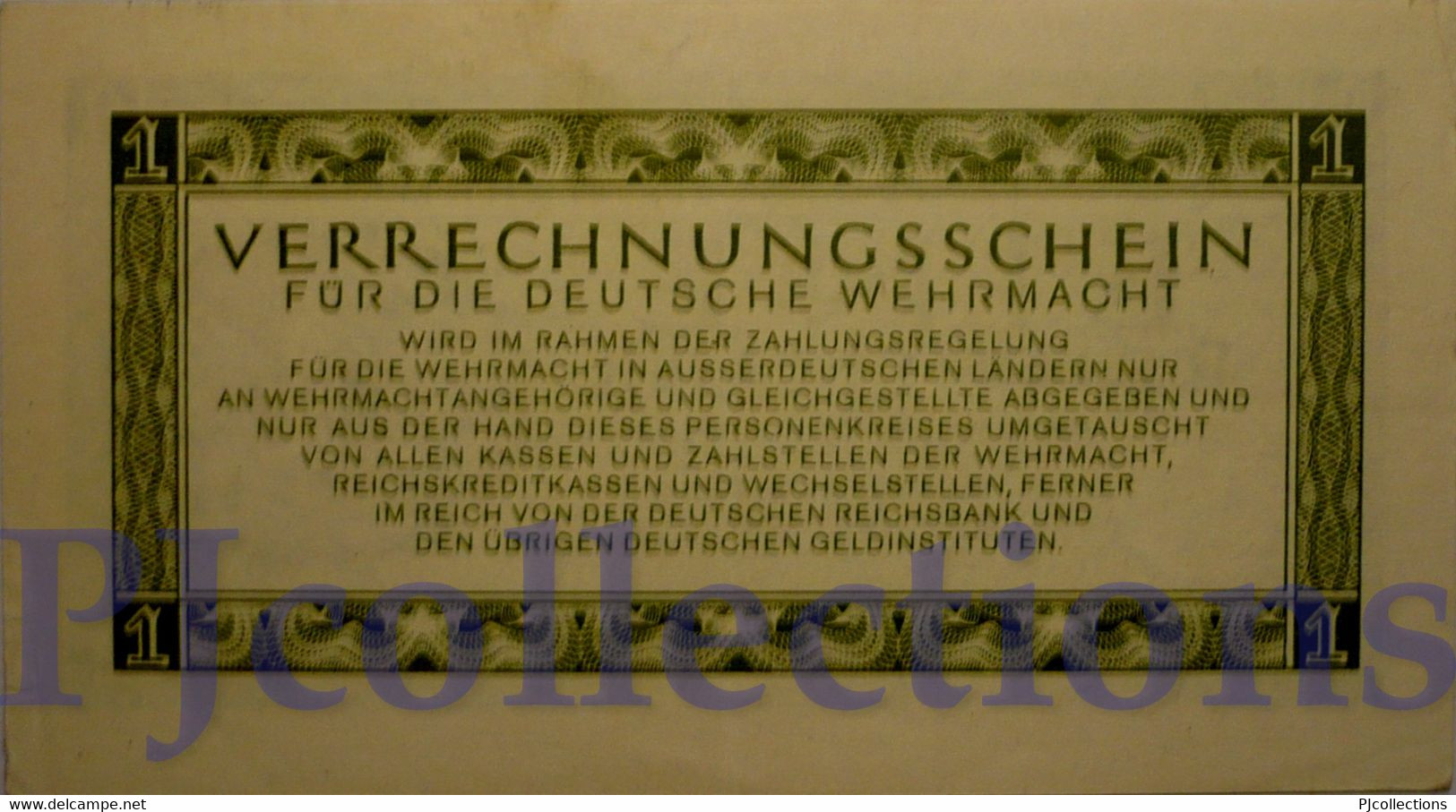 GERMANY 1 REICHMARK 1944 PICK M38 AUNC - Altri & Non Classificati