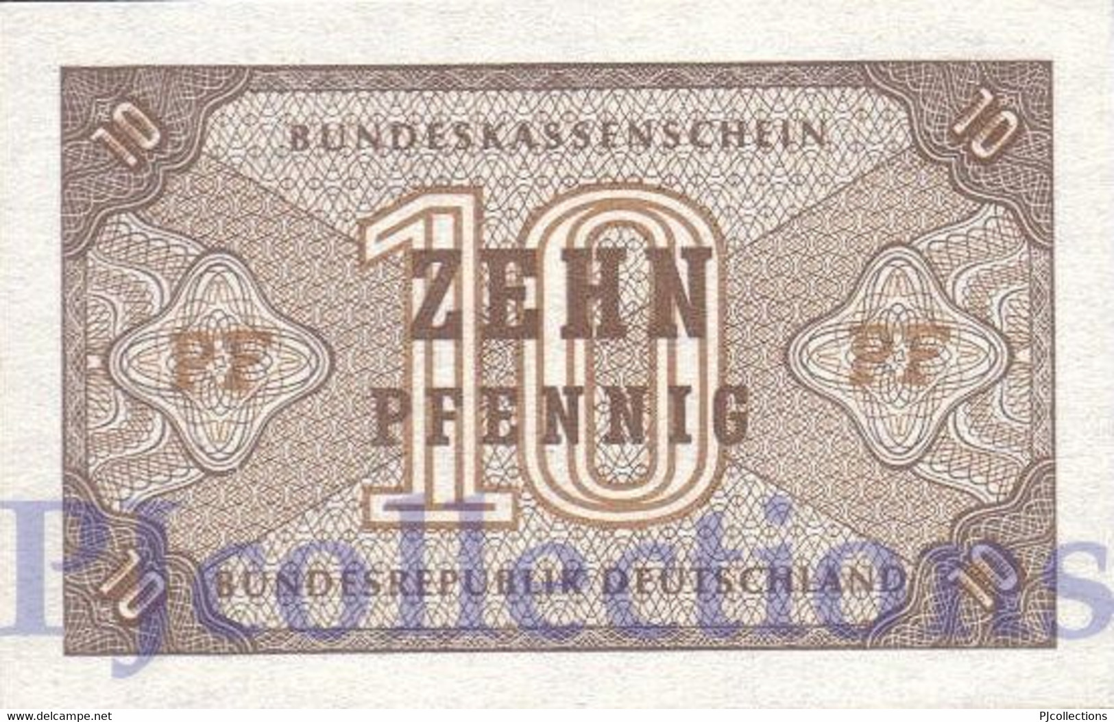 GERMANY FEDERAL REPUBLIC 10 PFENNING 1967 PICK 26 UNC - 10 Pfennig