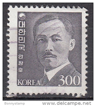 Korea Republic, 1981/89 - 300w Ahn Chang-ho - Nr.1265 Usato° - Corea Del Sud