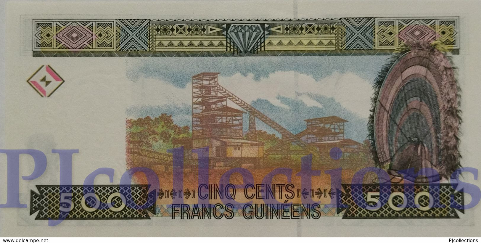 GUINEA 500 FRANCS 1998 PICK 36 UNC - Guinée