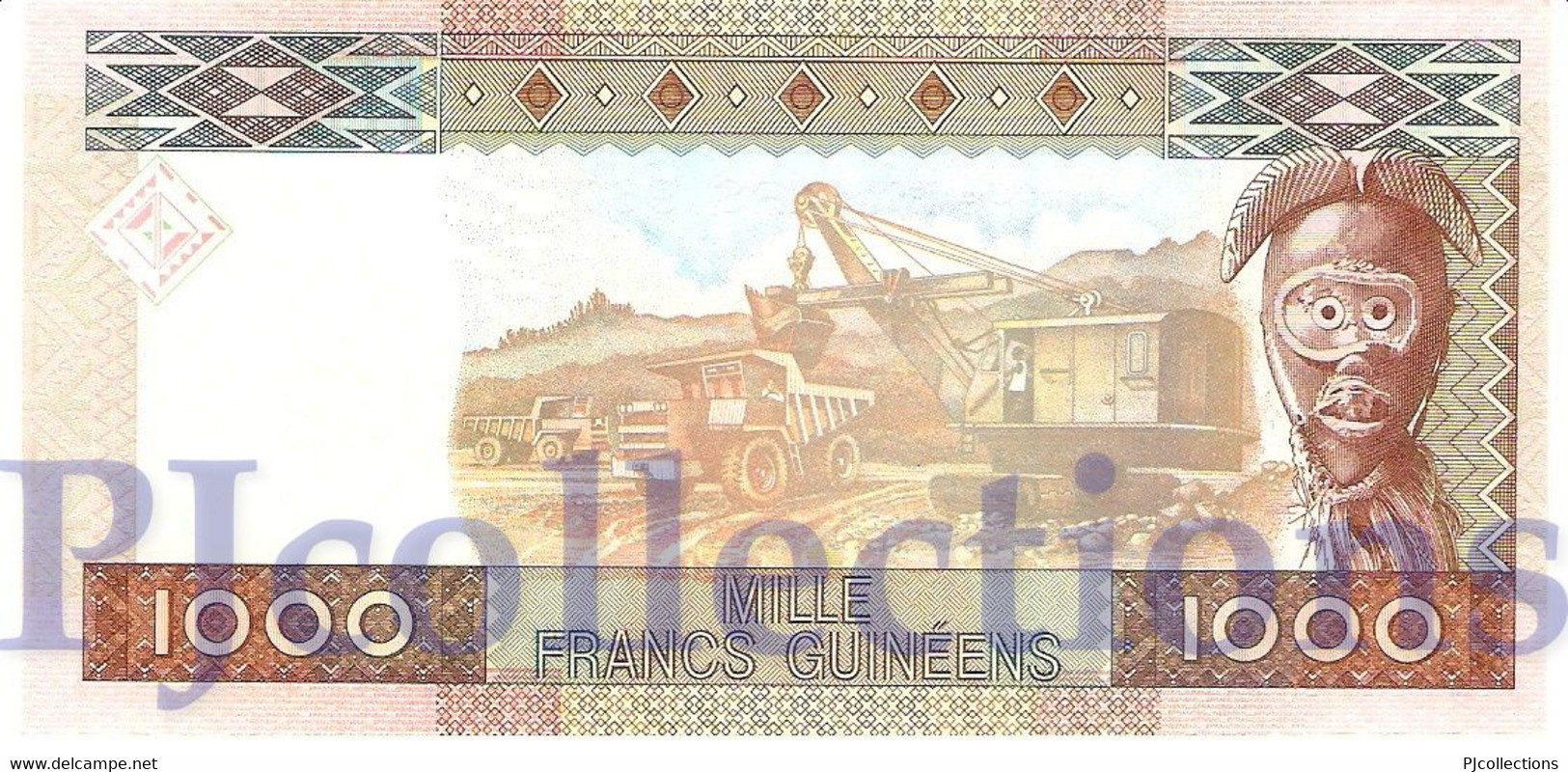 GUINEA 1000 FRANCS 1998 PICK 37 UNC - Guinea