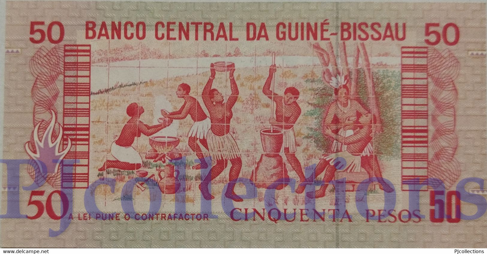 GUINEA BISSAU 50 PESOS 1990 PICK 10 UNC - Guinea-Bissau