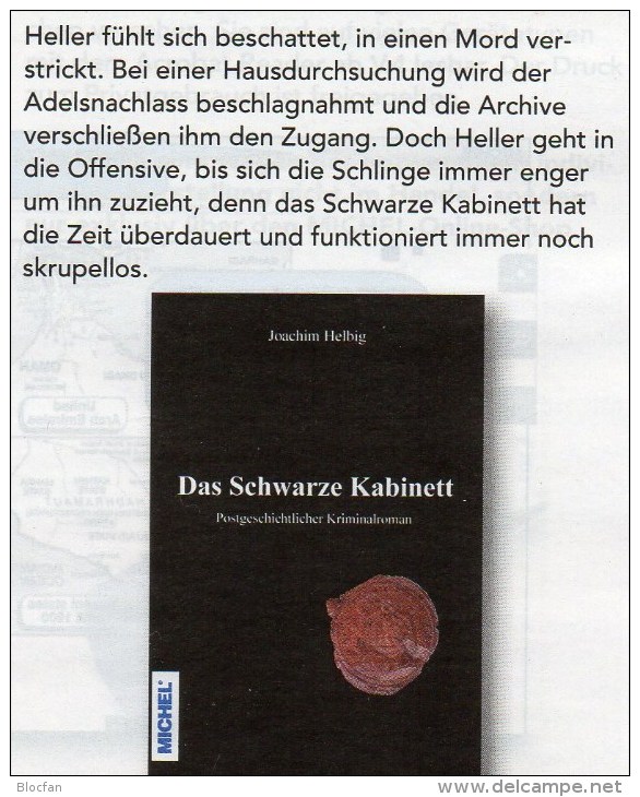 MICHEL Krimi Das Schwarze Kabinett 2014 Neu ** 20€ Philatelistische Kriminalroman History Book Germany 978-3-95402-104-8 - Philately And Postal History