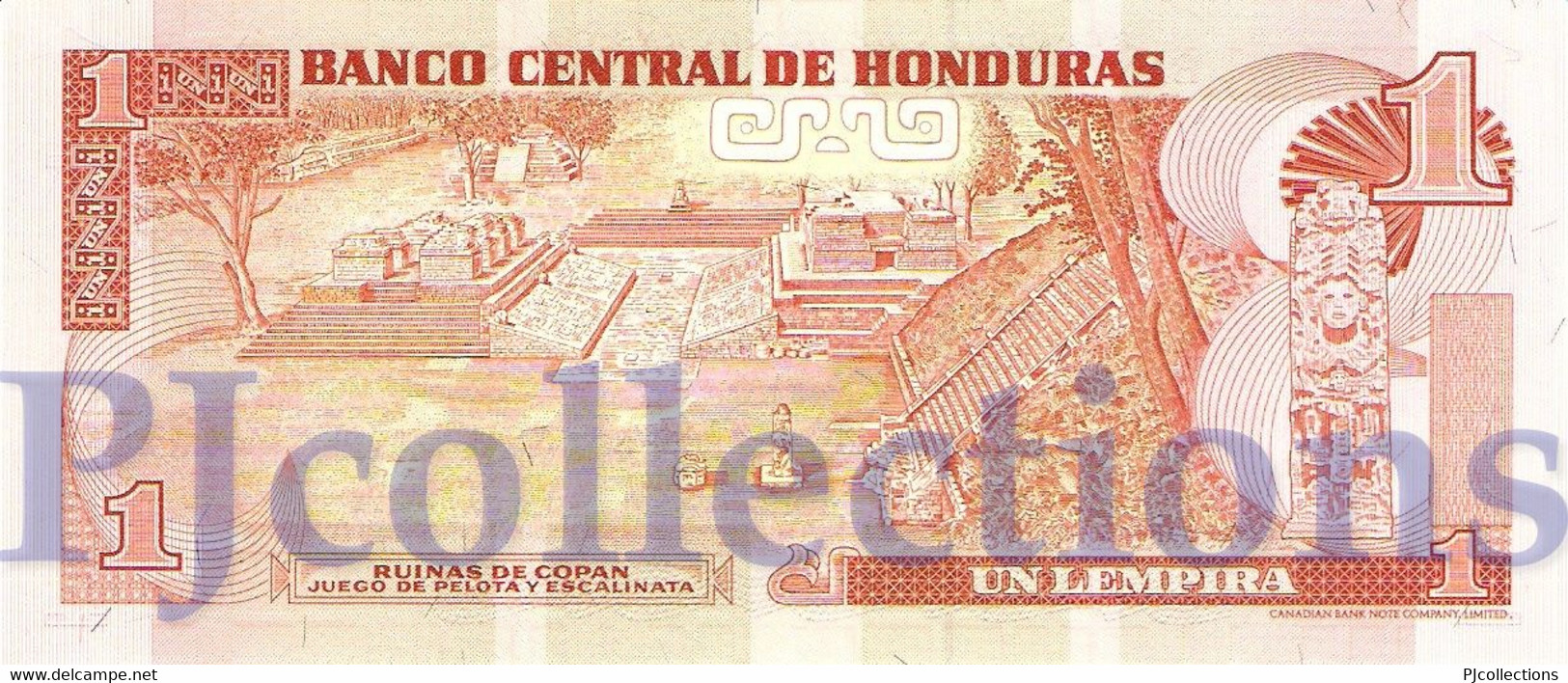 HONDURAS 1 LEMPIRA 1984 PICK 68b UNC - Honduras