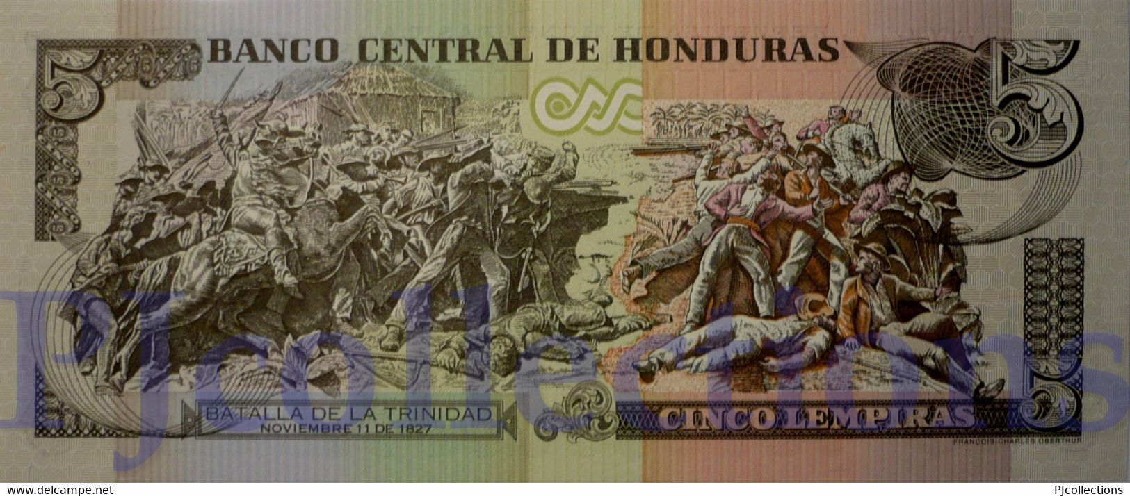 HONDURAS 5 LEMPIRAS 2006 PICK 91a UNC - Honduras