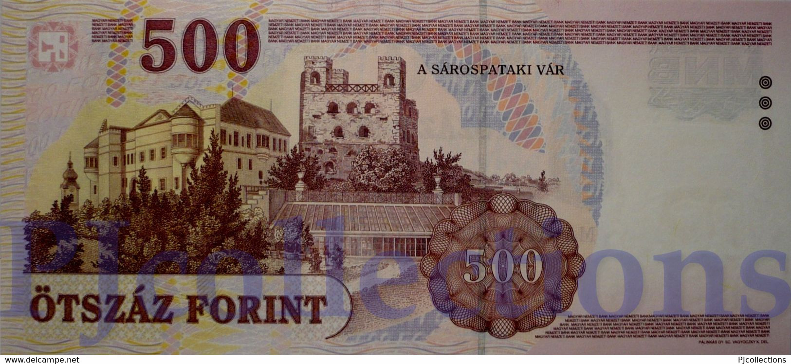 HUNGARY 500 FORINT 2003 PICK 188c UNC - Ungheria