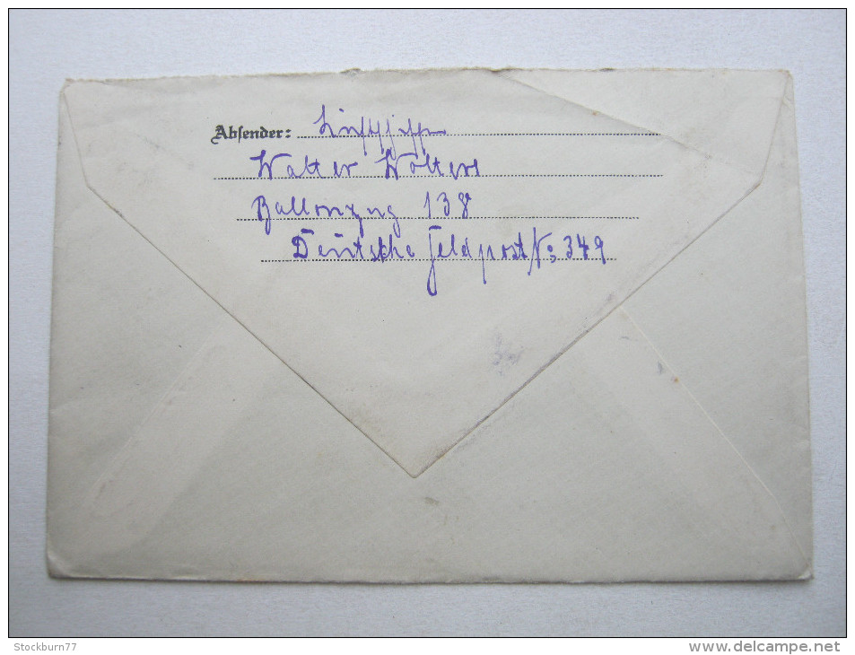 1918  Luftschiffer, Absender Auf Fp.Brief Mit Siegel :, BALLONABTEILUNG  138 , Feldpostbrief Mit Inhalt - Cartas & Documentos