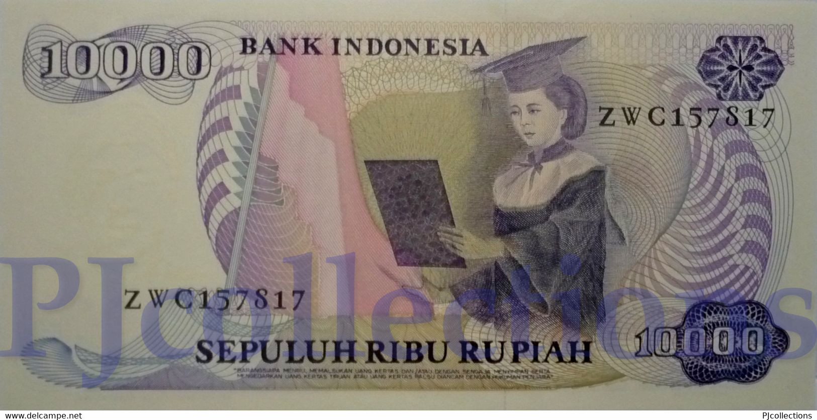 INDONESIA 10000 RUPIAH 1985 PICK 126a UNC - Indonesia