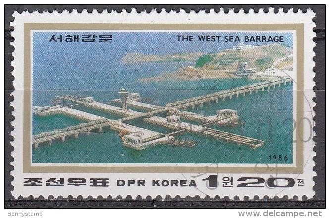 DPR Korea, 1986 - 1.20ch Postage Stamps - Nr.2613 Usato° - Corea Del Nord