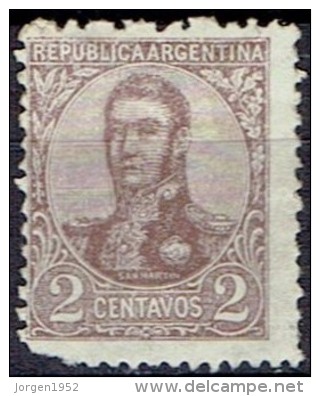 ARGENTINA #  STAMPS FROM YEAR 1908  STANLEY GIBBONS 293B - Oblitérés