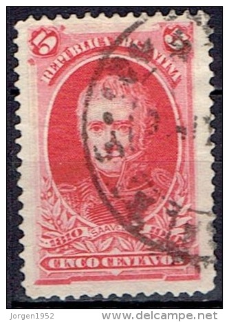 ARGENTINA #  STAMPS FROM YEAR 1910  STANLEY GIBBONS 371 - Oblitérés