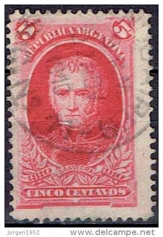 ARGENTINA #  STAMPS FROM YEAR 1910  STANLEY GIBBONS 371 - Oblitérés