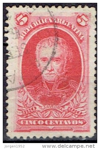 ARGENTINA #  STAMPS FROM YEAR 1910  STANLEY GIBBONS 371 - Gebruikt