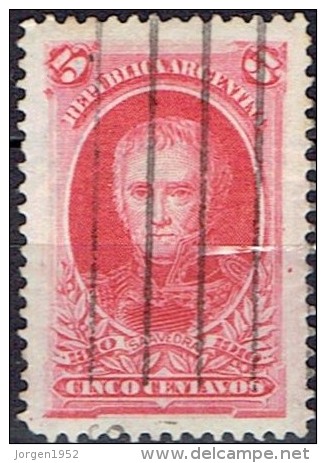 ARGENTINA #  STAMPS FROM YEAR 1910  STANLEY GIBBONS 371 - Gebruikt