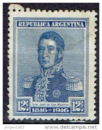 ARGENTINA #  STAMPS FROM YEAR 1916  STANLEY GIBBONS 424 - Oblitérés