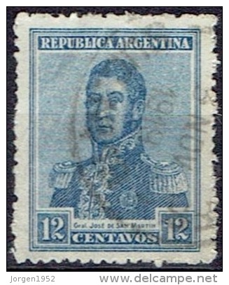 ARGENTINA #  STAMPS FROM YEAR 1916  STANLEY GIBBONS 424 - Oblitérés