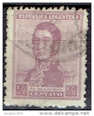 ARGENTINA #  STAMPS FROM YEAR 1916  STANLEY GIBBONS 450A - Oblitérés
