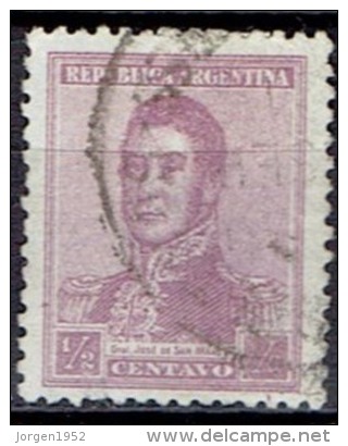 ARGENTINA #  STAMPS FROM YEAR 1916  STANLEY GIBBONS 450A - Oblitérés