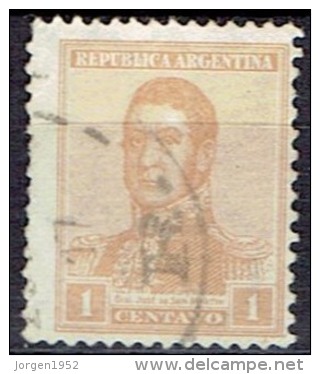 ARGENTINA #  STAMPS FROM YEAR 1916  STANLEY GIBBONS 451A - Oblitérés