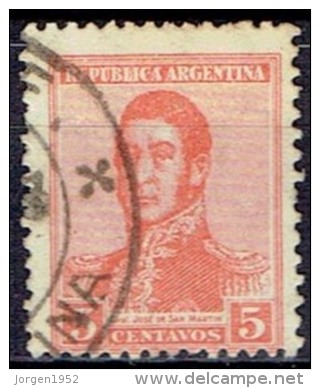 ARGENTINA #  STAMPS FROM YEAR 1916  STANLEY GIBBONS 455B - Gebruikt