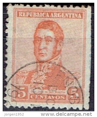 ARGENTINA #  STAMPS FROM YEAR 1916  STANLEY GIBBONS 455B - Gebruikt