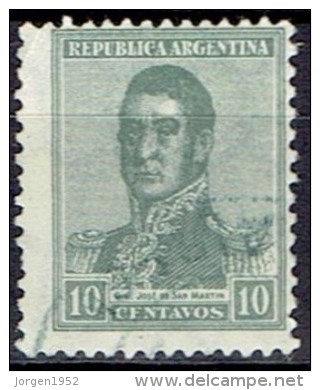 ARGENTINA #  STAMPS FROM YEAR 1916  STANLEY GIBBONS 439A - Oblitérés