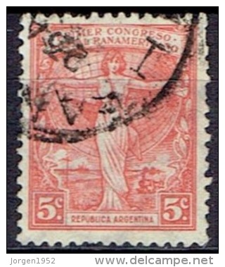 ARGENTINA #  STAMPS FROM YEAR 1916  STANLEY GIBBONS 511A - Oblitérés