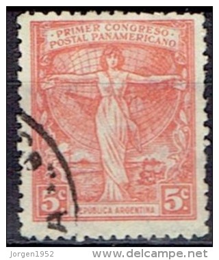 ARGENTINA #  STAMPS FROM YEAR 1916  STANLEY GIBBONS 511A - Oblitérés