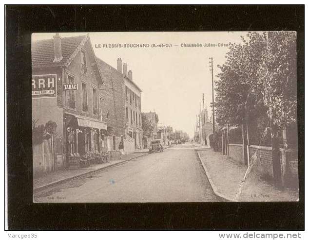 95 Le Plessis Bouchard Chaussée Jules César édit. L'h Bar Tabac  Auto Renault - Le Plessis Bouchard