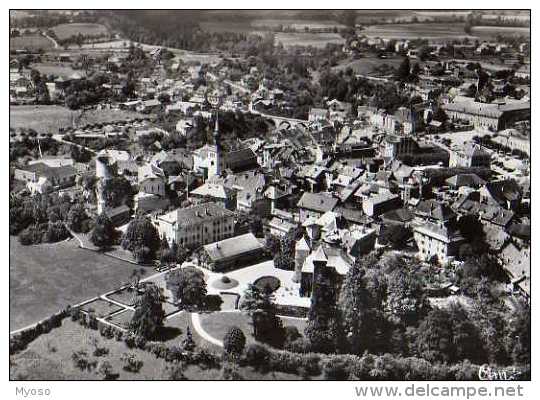 74  LA ROCHE SUR FORON Vue Aerienne Chateau De L'Echelle College Moderne Et Tour Des Capucins - La Roche-sur-Foron