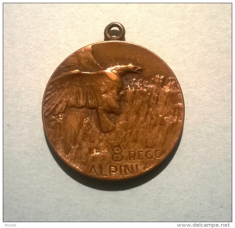 Medaglia 8° Reggimento Alpini (Zecca Italia) 1915-1916 -ME5 - Italien