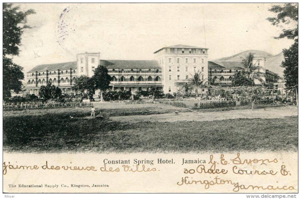 JAMAIQUE(CONSTANT SPRING HOTEL) - Jamaica