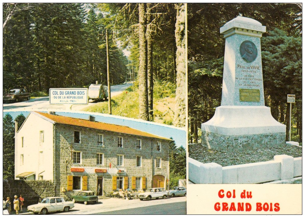 MONUMENT PAUL VIVIE APOTRE DU CYCLO TOURISME JOURNEE DU VELOCIO ROUTE BLEUE  6 CARTES POSTALES - Radsport