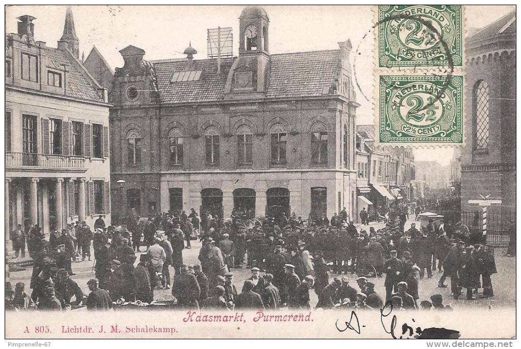 CPA Purmerend - Kaasmarkt - Marché Aux Fromages - Purmerend