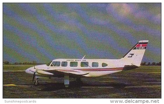 SOUTH WEST AIR PIPER NAVAJO CHIEFTAIN C-GSWC - 1946-....: Moderne