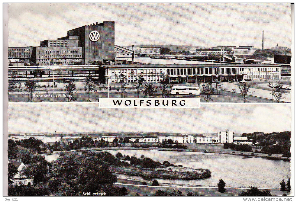 3180 WOLFSBURG, Volkswagenwerk, Schillerteich, 1966 - Wolfsburg